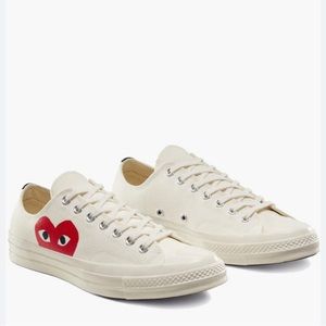 Come De Garçon Men’s White size 11 shoes. Used.